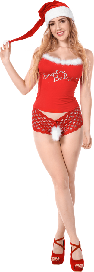 Scarlett Jones Santa Baby istripper model