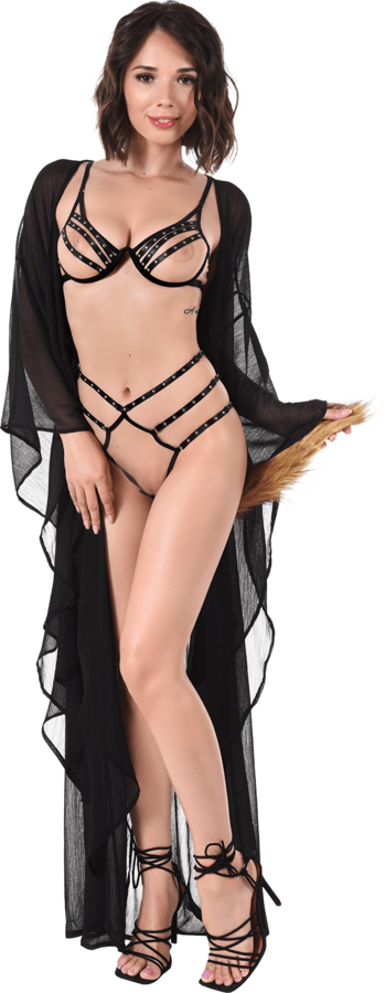 Eve Sweet Black Licorice istripper model